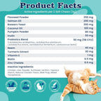 Packaging details for Plbkcts USA made cat health chews