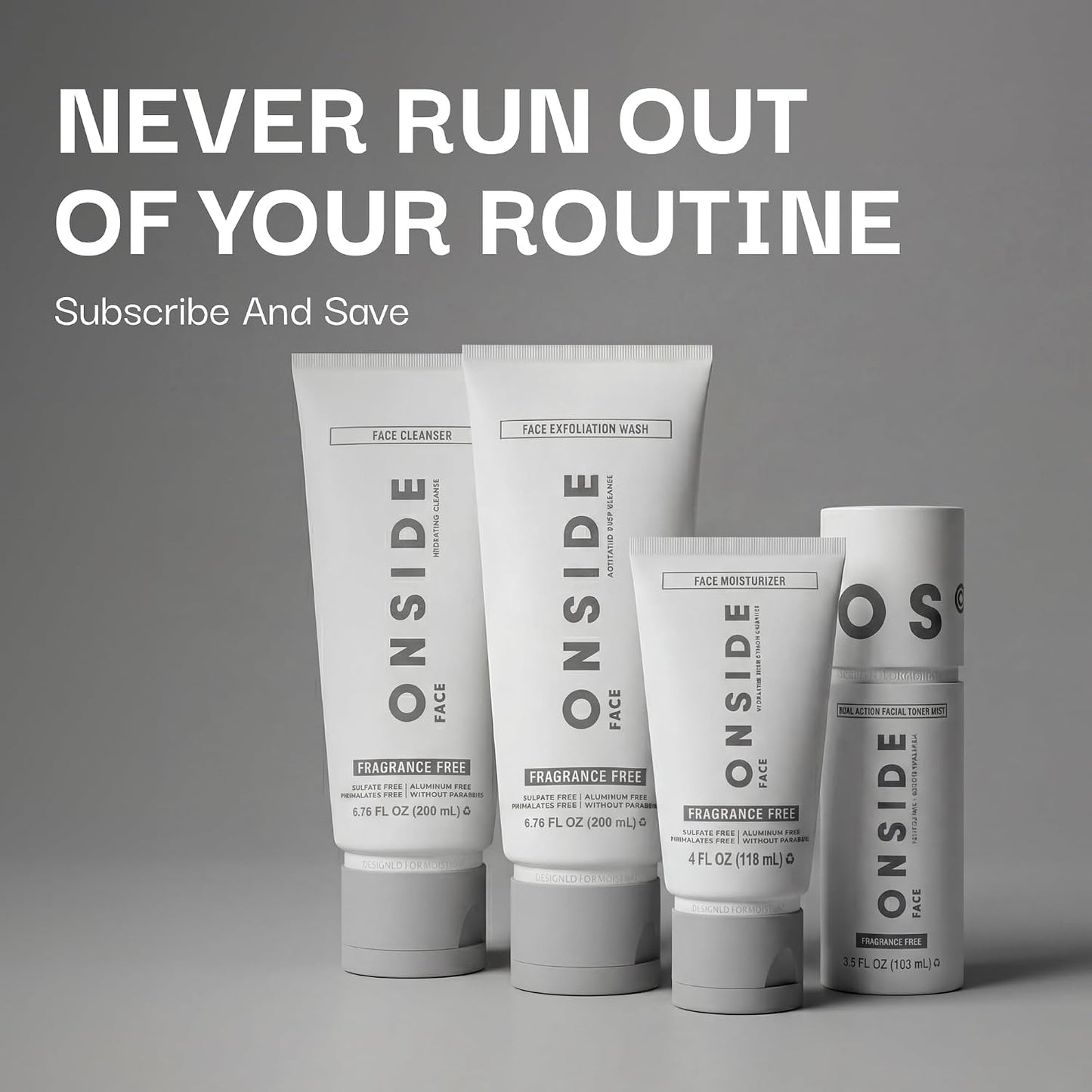 Onside Men's Awakening Performance Eye Gel 0.50 fluid ounce travel-friendly tube.