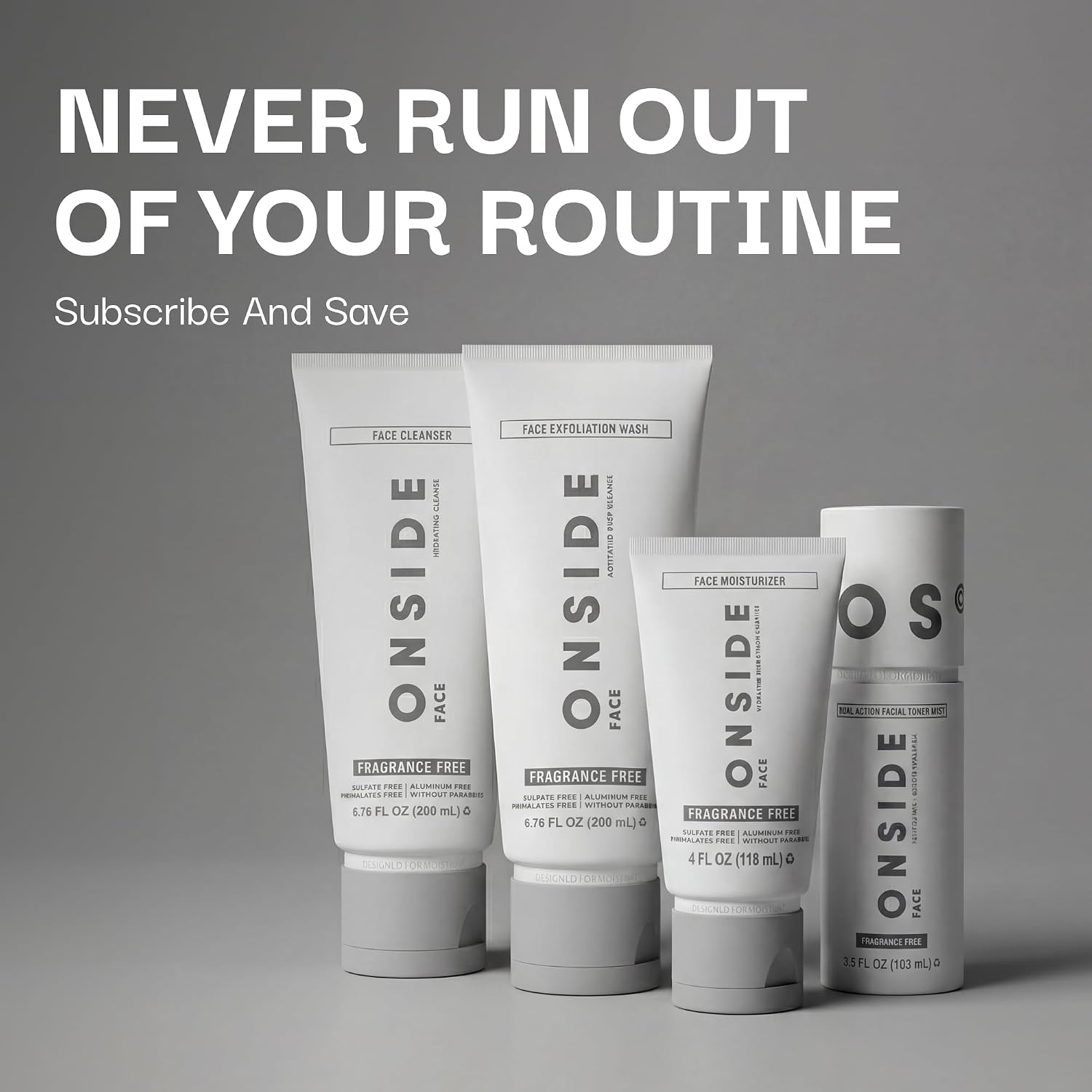 Onside Men's Awakening Performance Eye Gel 0.50 fluid ounce travel-friendly tube.