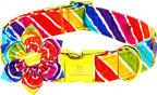Lionheart glory Dog Bow Collar Ducky Pattern Cute Boy Collars for Small Dogs,Soft Duty Adjustable Dog Collar with Bowtie Spring Summer Puppy Collars Bows Pet Gift - Image 10