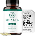 Qualia Life Sciences NAD Supplement 56 capsules front view for cellular energy