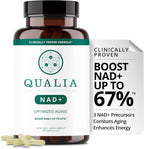 Qualia Life Sciences NAD Supplement 56 capsules front view for cellular energy