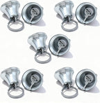 Large Dog Bells, Collar Loud Bells, Pet Tracker & Training, Handmade Metal(Silver) - Image 10