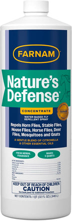 Farnam Nature's Defense botanical fly repellent front view