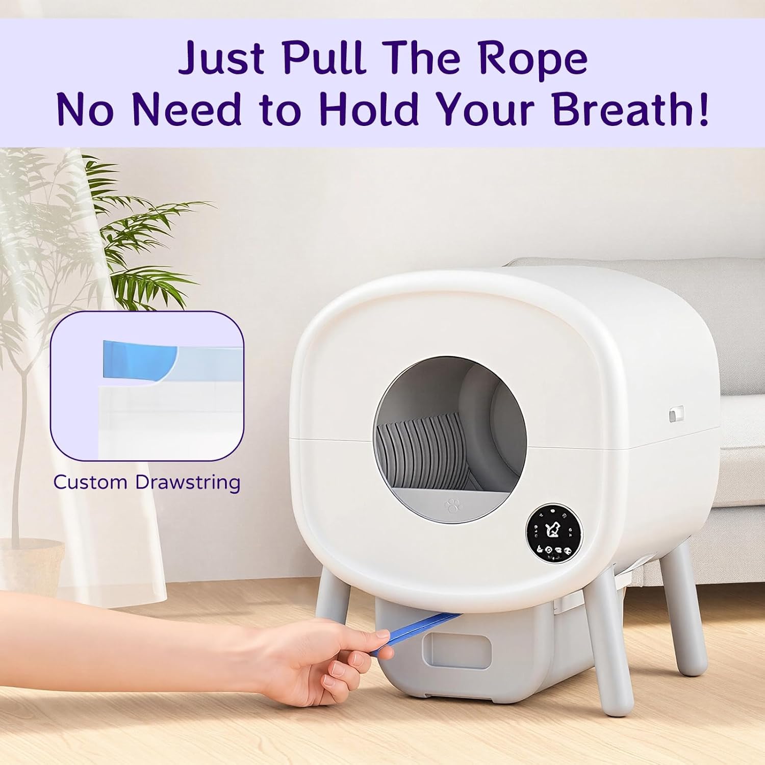 Safe non toxic eco friendly cat litter box liner roll
