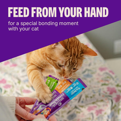 Nutritional information on Wellness cat treat packaging