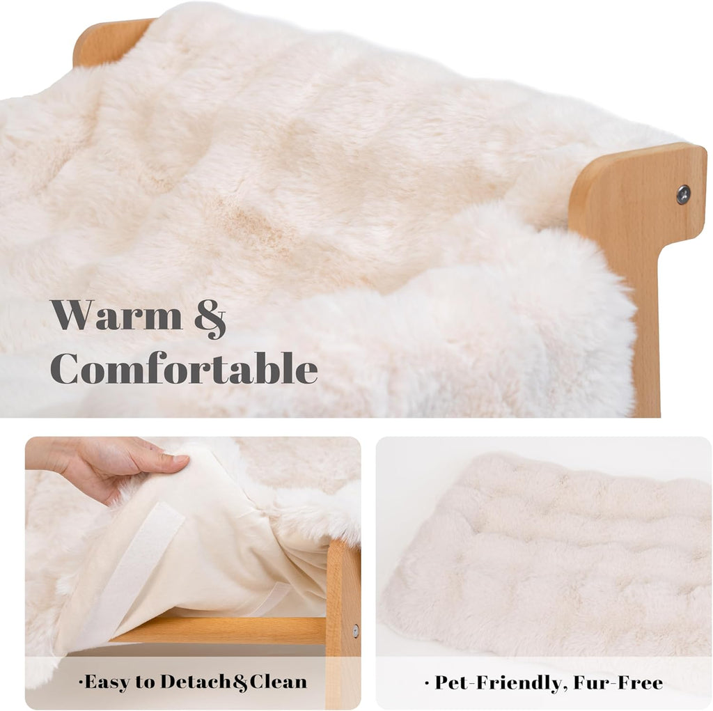 Fluffy removable cushion of Cheerhome Pets cat lounge chair