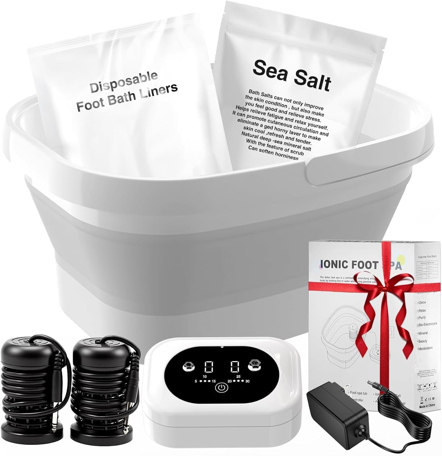 Olixie Ionic Foot Bath Detox Machine front view