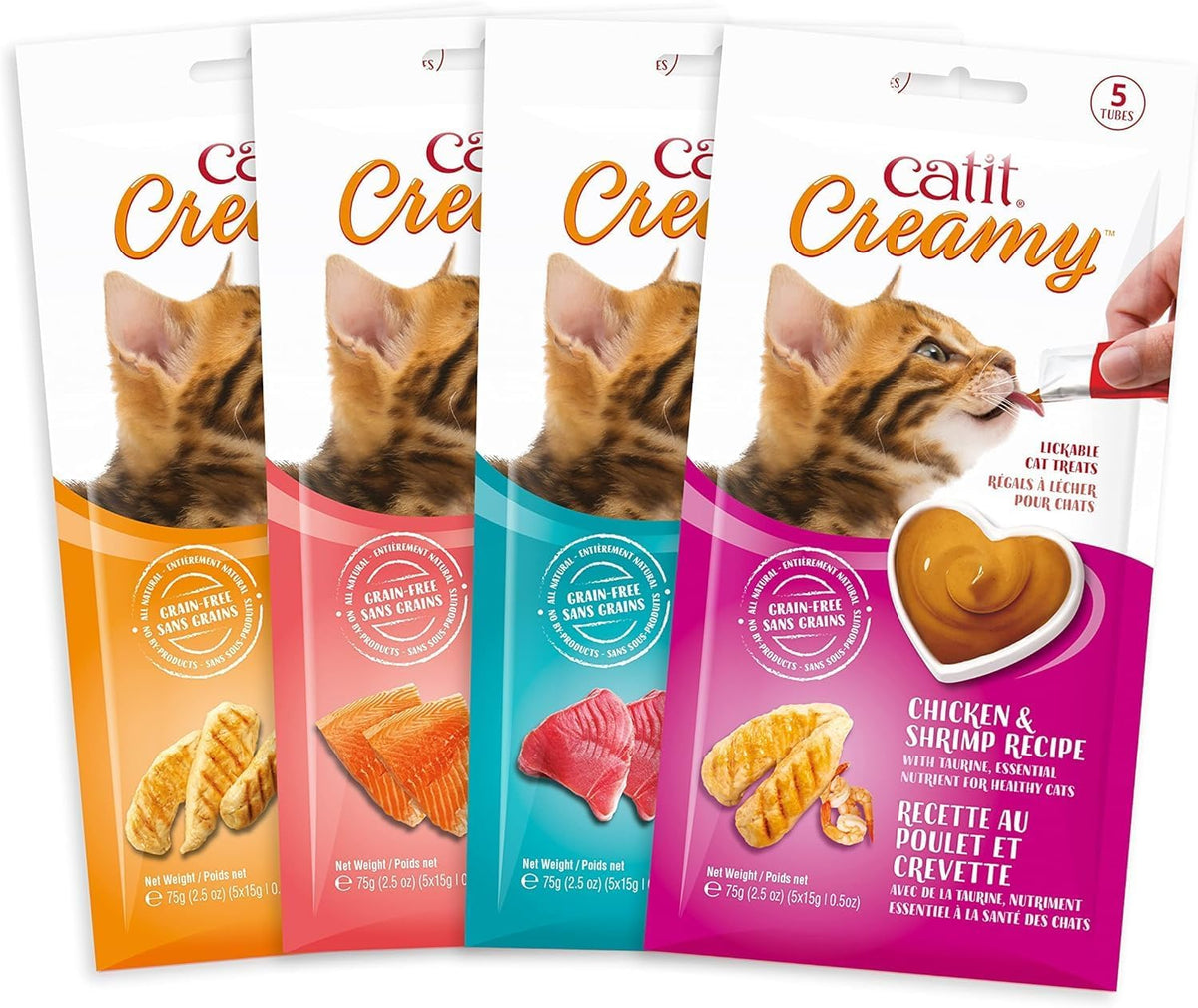Catit Creamy Lickable Cat Treat, 50 Pack - Image 7