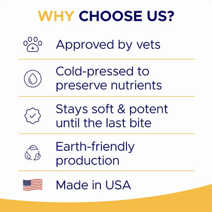 GoodGrowlies EPA and DHA fatty acids pet joint support chews