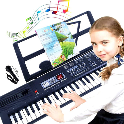 SEMART keyboard digital electric piano front view showing 61 black and white keys