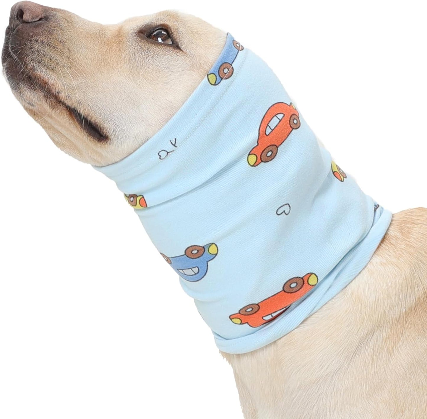 Nanaki Calming Hoodie Dog Grooming Ear Cover Anxiety Relief-No Shake Dog Ear Wrap Hematoma, Striped Head Wrap Snoods for Noise Protection, Bath, Fireworks, Thunderstorm, Blow Drying, Warm-Keeping - Image 11