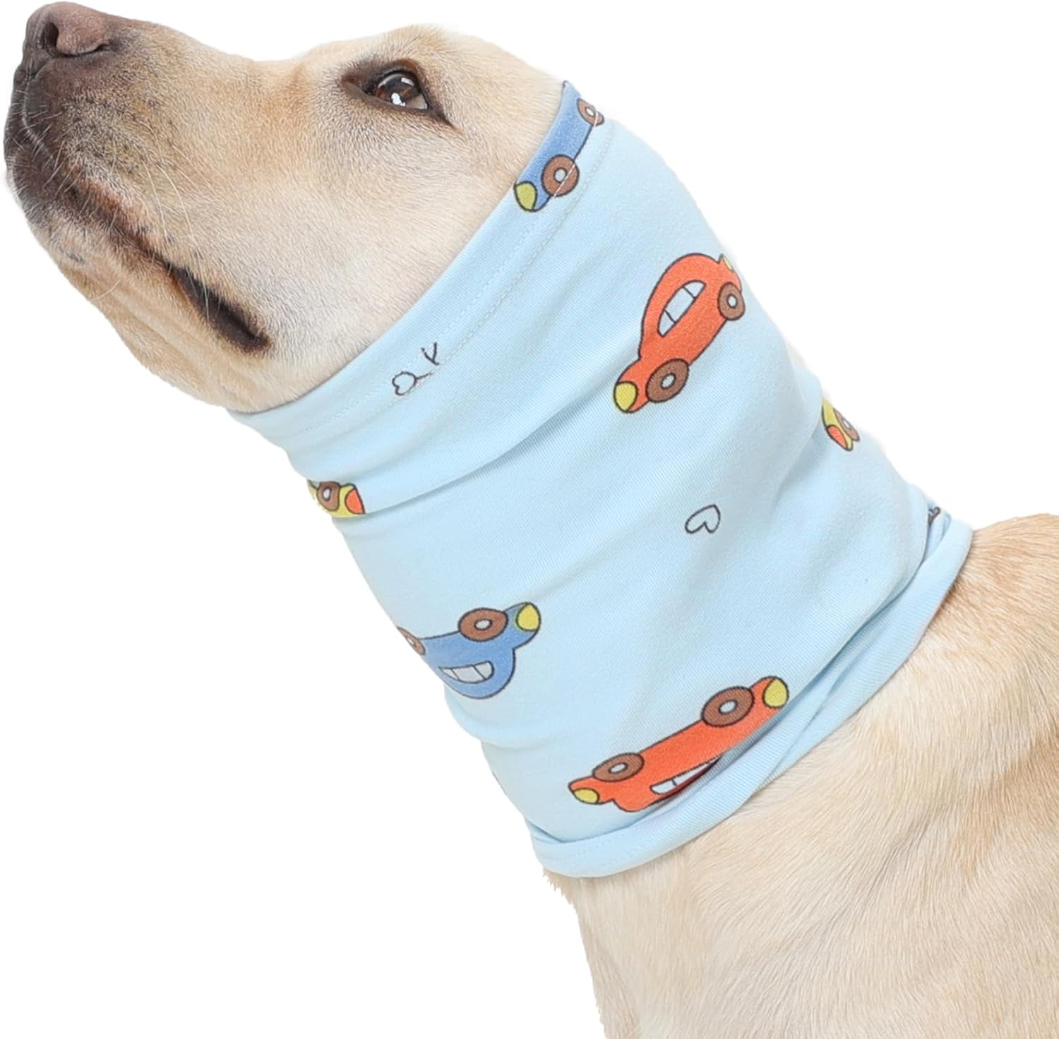 Nanaki Calming Hoodie Dog Grooming Ear Cover Anxiety Relief-No Shake Dog Ear Wrap Hematoma, Striped Head Wrap Snoods for Noise Protection, Bath, Fireworks, Thunderstorm, Blow Drying, Warm-Keeping - Image 11