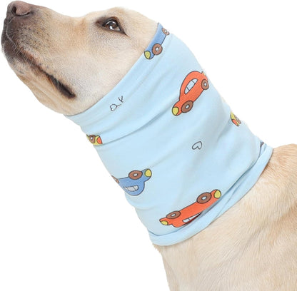 Nanaki Calming Hoodie Dog Grooming Ear Cover Anxiety Relief-No Shake Dog Ear Wrap Hematoma, Striped Head Wrap Snoods for Noise Protection, Bath, Fireworks, Thunderstorm, Blow Drying, Warm-Keeping - Image 11