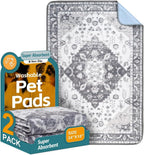 Washable Pee Pads for Dogs, 2 Pack Reusable Puppy Training Pads 40"x26" Super Absorbent Waterproof Dog Training Pads, Non-Slip Potty Pads, Whelping Pads Litter Mat - Image 11