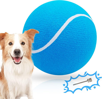 Banfeng Big Tennis Ball for Dogs, Giant Dog Tennis Ball Toy Large Outdoor Sports Gift for Small Medium Large Dog (Yellow, 9.5 inch) - Image 9
