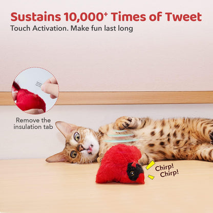 Durable plush texture of Potaroma bird toys