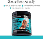 Pet Honesty dog calming treats label showing active natural ingredients