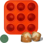 9-Cavity Silicone Frozen Dog Treat Mold with Lid for Woof Pupsicle & Power Chewer Pupsicle XL 75 lbs and Up, Reusable Frozen Dog Treat Tray Mold for Pupsicle Toy - Image 9