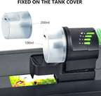 Dxophiex automatic fish feeder timer control buttons