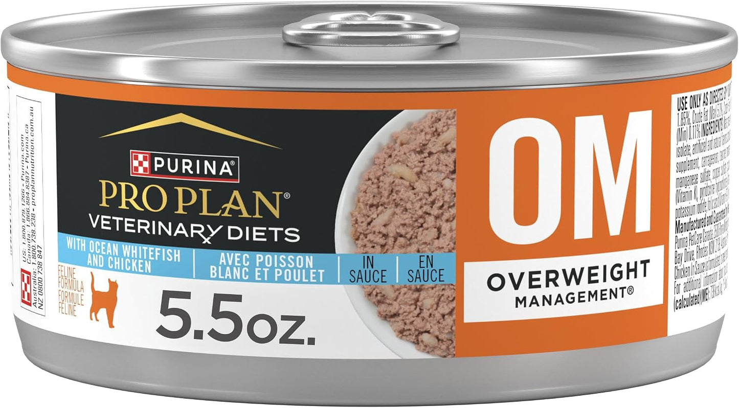 Pro Plan Veterinary Diets Purina OM Savory Selects Wet Cat Food Variety Pack - (Pack of 24) 5.5 oz. Cans - Image 12