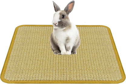 Dimensions view of the 16 by 12 inch DYAUS rabbit scratching pad