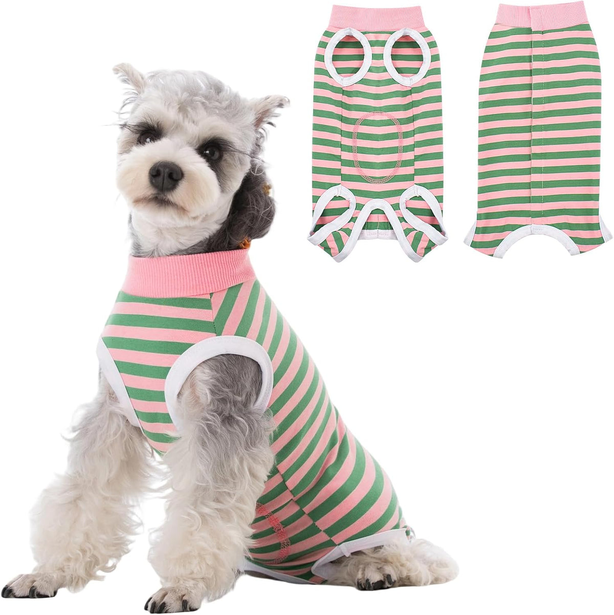 Coppthinktu Dog Surgery Recovery Suit for Dogs Cat Dog Onesie, Dog Recovery Suit Female for Small Medium, Pet Surgical Neuter Post-Surgery Suit E-Collar Alternative Anti Licking Abdominal Wounds - Image 15