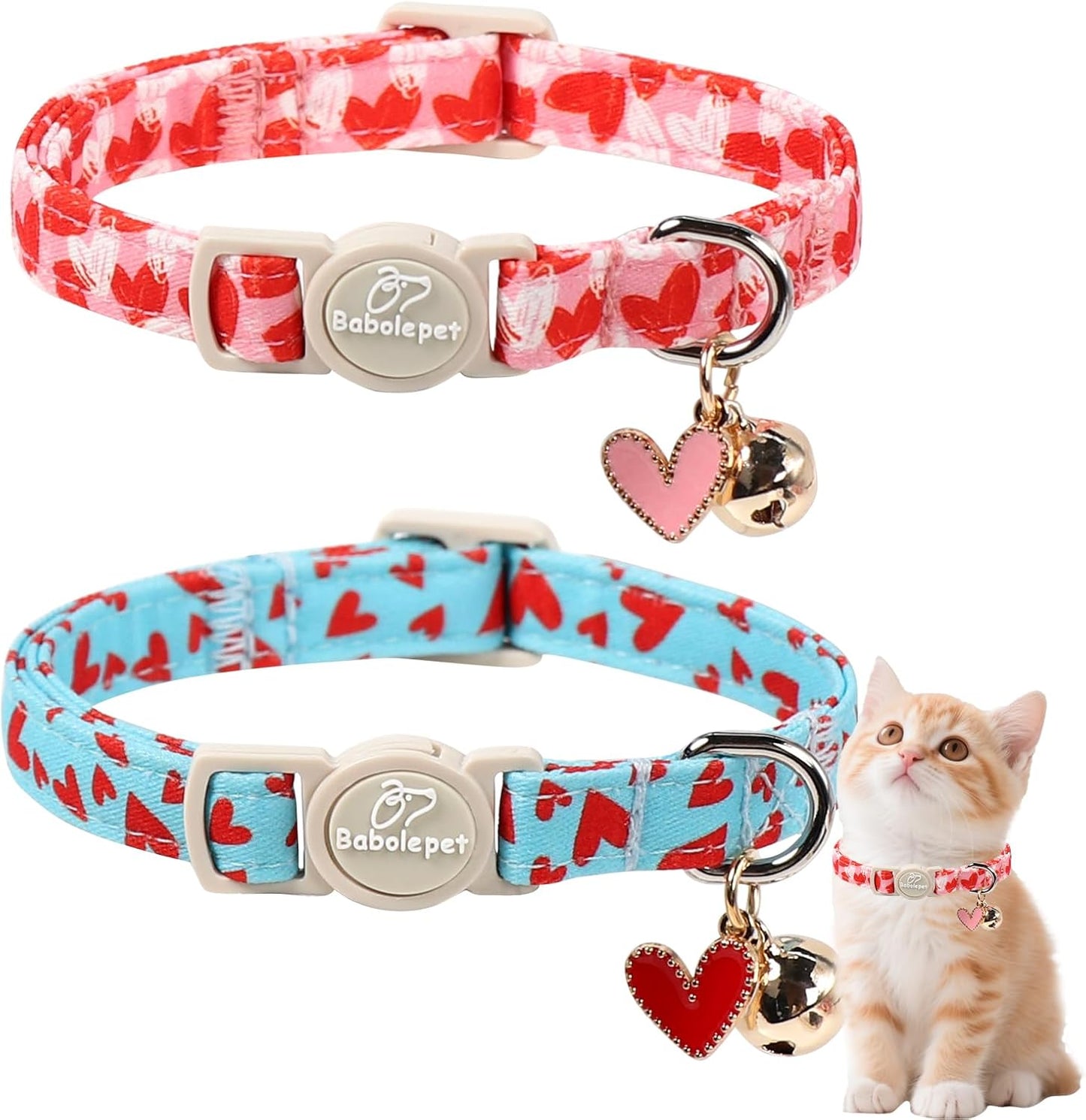 Premium packaging of authentic imported Babole Pet cat accessories set