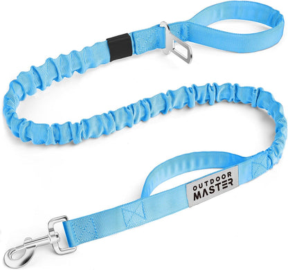 OutdoorMaster Bungee Dog Leash, Heavy Duty Dog Leash with Shock Absorption, 2 Padded Handles Training Leash, Improved Dog Safety and Comfort - Black Upgraded, 6 FT - Image 11