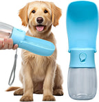 Dog Water Bottle, Travel Puppy Water Bowl, Leak Proof Portable Puppy Water Dispenser, Foldable Dog Water Bottle for for Pets Outdoor Walking, Hiking, Travel, Food Grade Plastic - 19oz Blue - Image 13