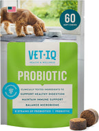 VetIQ Probiotic Supplement for Dogs, Digestive Support for Dogs, Nourishes Gut Bacteria and Supports Bowel Function, Hickory Smoke Flavor, Made in The USA, 180 Count - Image 9