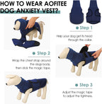 AOFITEE pet thunder jacket with adjustable magic strap