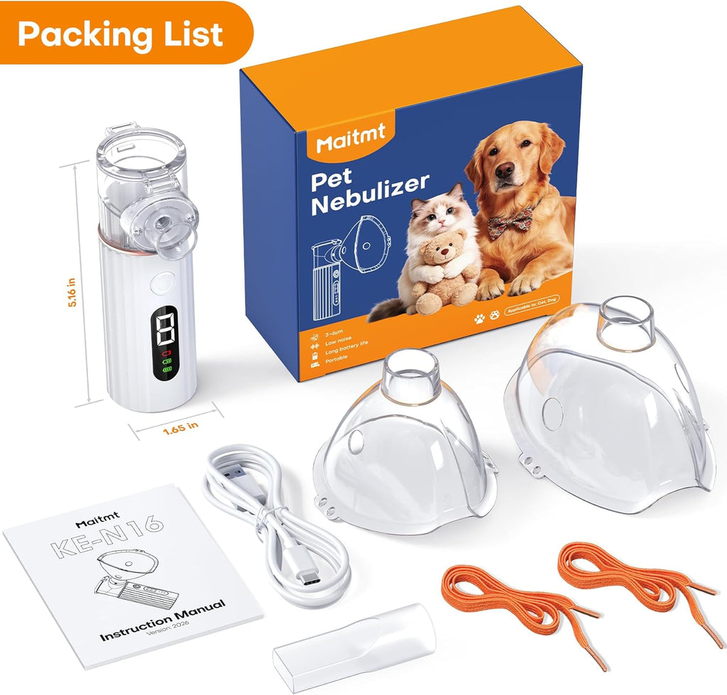 Cat Nebulizer for Breathing Problems, Low-Noise pet Spray, Suitable for Cats and Dogs (Small Cats and Small Dogs) - Image 9