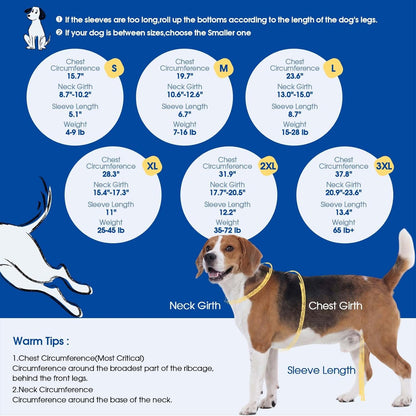 Side view of dog wearing Nanaki surgical suit for spay recovery