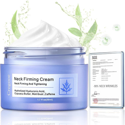 Loviton neck firming cream front view of authentic product jar