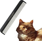 Cat Comb with Silky Smooth Rotating Teeth - Clears Mats Gently (5" Ultra Fine Teeth; 7" Dual Teeth) (White, 5") - Image 12