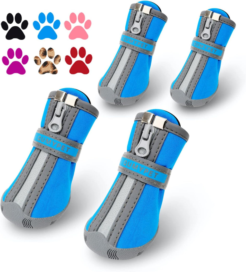 Adjustable strap detail on Qumy dog footwear