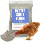 Southside Plants oyster shell flour front view of one pound bag packaging