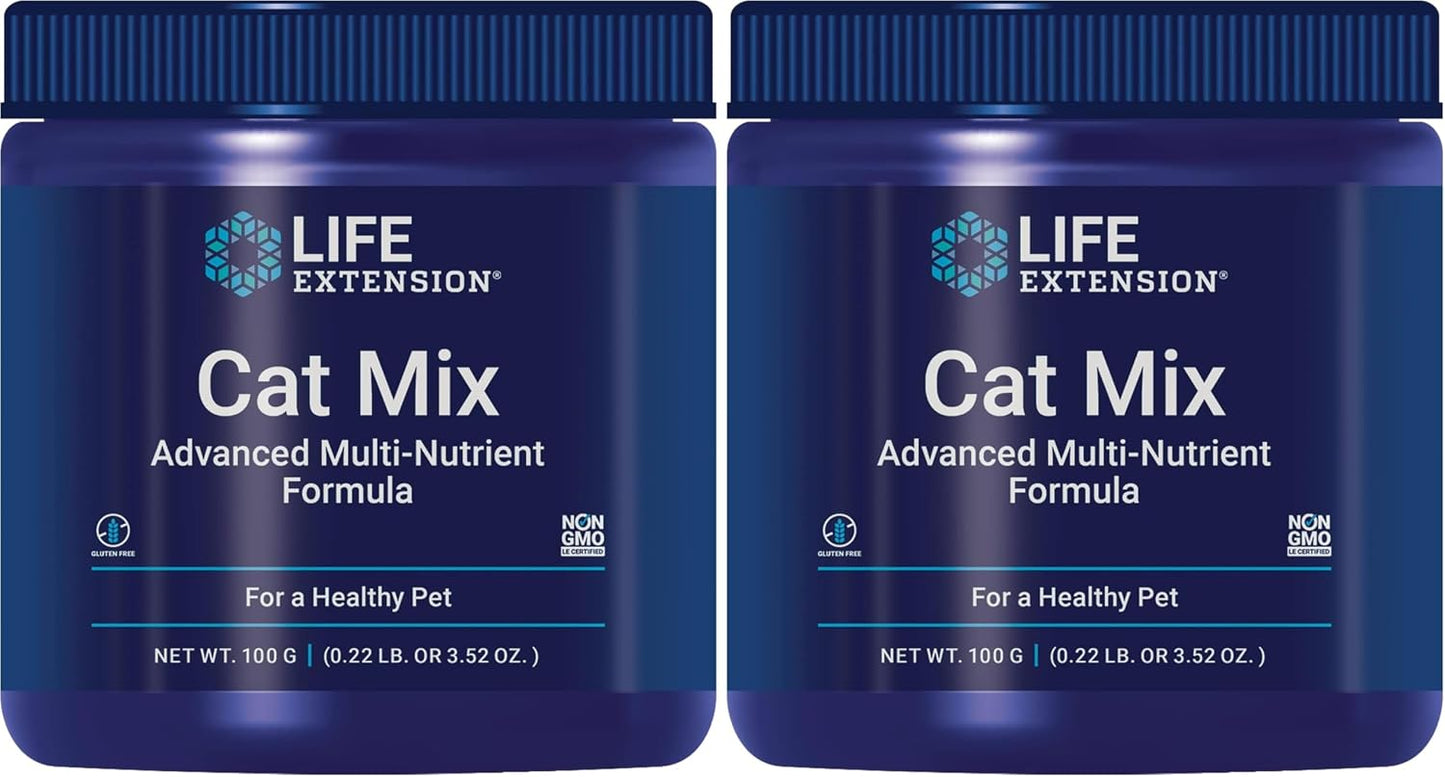 Life Extension Cat Mix, cat Food Supplements, Heart Health, probiotics, L-arginine, Taurine, B12, folic Acid, Vitamin C, Vitamin E, Rosemary, Nutrient Absorption, Gluten-Free, Non-GMO, 85 Servings - Image 9