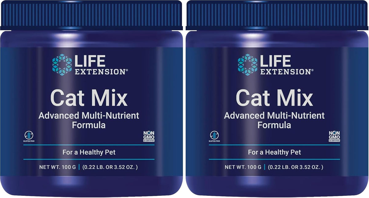 Life Extension Cat Mix, cat Food Supplements, Heart Health, probiotics, L-arginine, Taurine, B12, folic Acid, Vitamin C, Vitamin E, Rosemary, Nutrient Absorption, Gluten-Free, Non-GMO, 85 Servings - Image 9