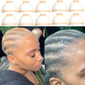 FDBJulyy transparent HD wig cap pack front view