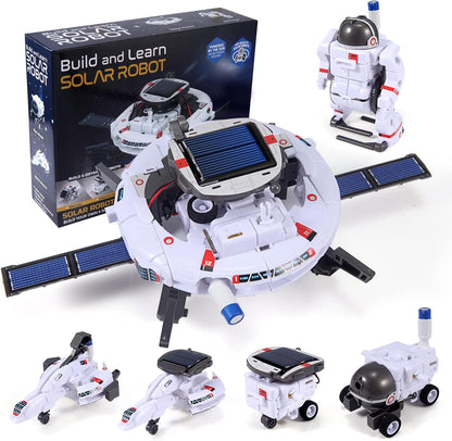 COBFDHA solar robot science kit front view showcasing the full 6 in 1 educational retail packaging box
