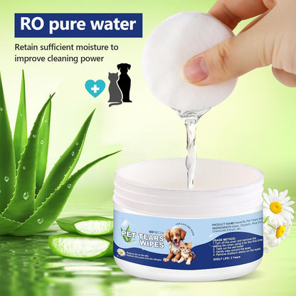 Hopzzy bitter chrysanthemum pet ear wipes cleaning cat ears safely