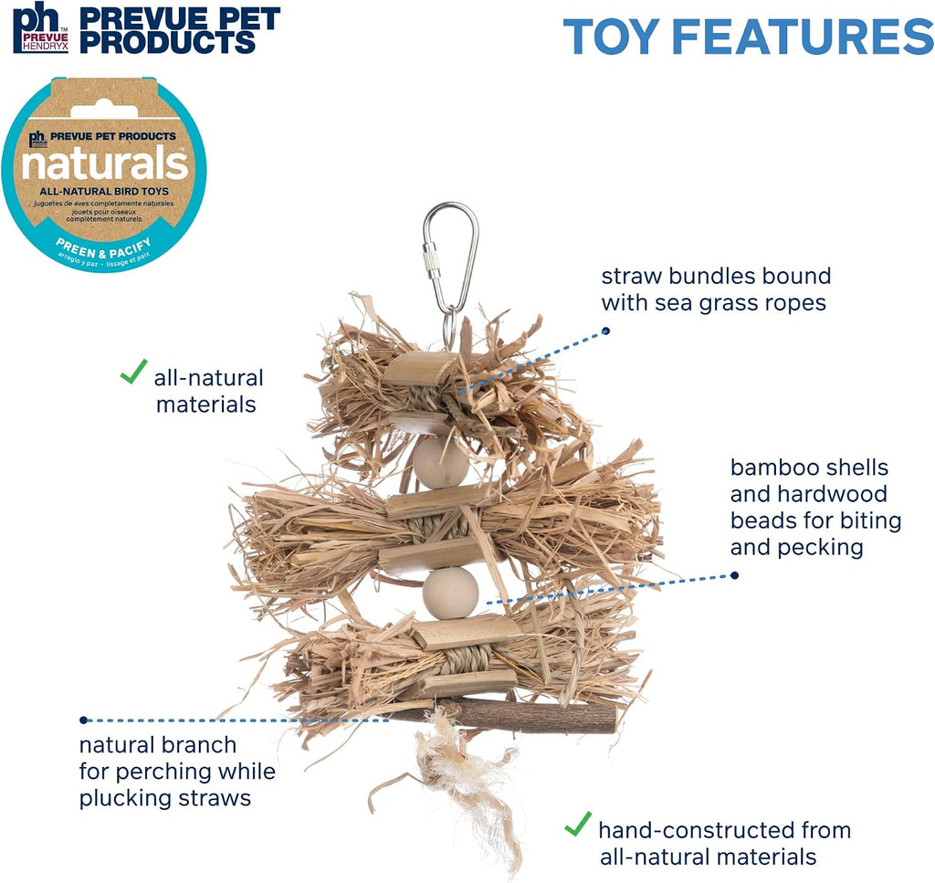 Prevue Pet Products Naturals Preen & Pacify Woodland Harvest Bird Toy - Image 3