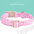 Faygarsle cute bow pattern pet collar for small dogs