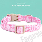 Faygarsle cute bow pattern pet collar for small dogs