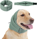 Dog Calming Hoodie, No Shake Ear Wraps for Dogs, Adjustable Dog Ear Muffs for Noise Protection, Ear Wrap Head Cover for Head Warp Anxiety Relief, Hematoma, Grooming and Force Drying - Image 11