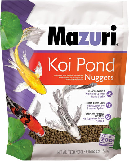 Mazuri Koi Floating Pond Nuggets, Floating Koi Fish Food for Ponds, 20 lbs - Image 11