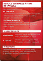 L'Oreal Paris Revitalift face and neck firming cream ingredient details side view