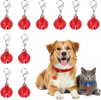 Cat Bell, Small Matte Pet Copper Bell Collars Charm with Lobster Buckle Loud Crisp Sound Anti-Lost Pendant Accessory - Image 14
